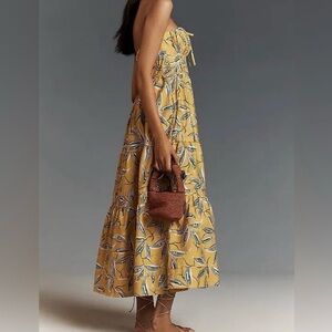 Anthropologie Somerset strapless dress size XS BLACK